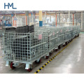 Galvanized Welded Steel Transport Foldable Storage Wire Mesh Cage